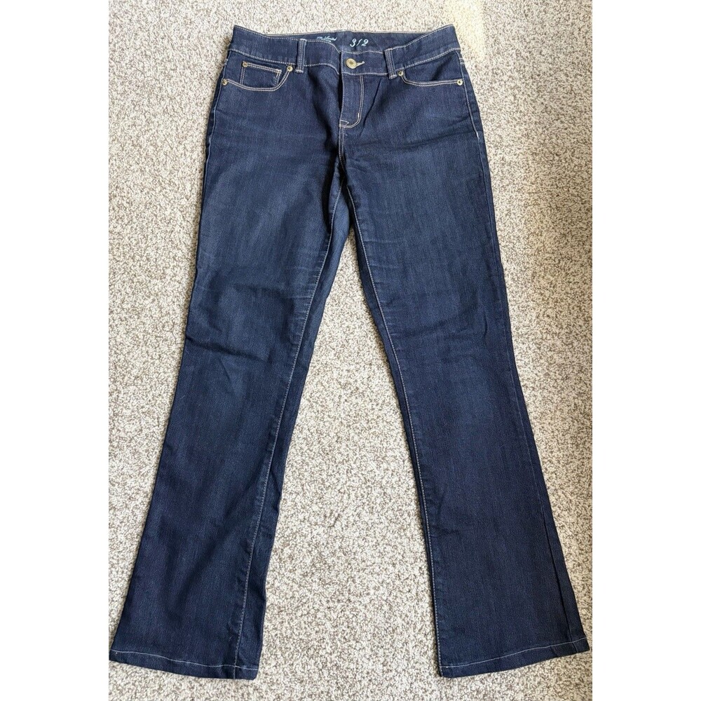 THE LIMITED 312 Denim Jeans, Dark Wash, Flare Legs, Stretch, Size 8, 31" Inseam